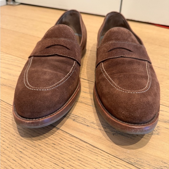 Brunello Cucinelli brown suede shoes main image 8